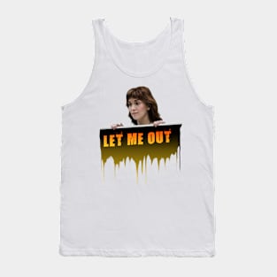 Severance series Britt Lower as Helly fan works let me out graphic design by ironpalette Tank Top
